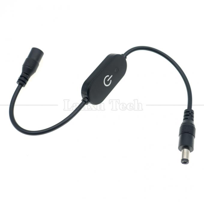 12V homme à femme 5.5x2.1 Jack à baril DC alimenté par LED Dimmer Switch Cable pour lumière LED 0
