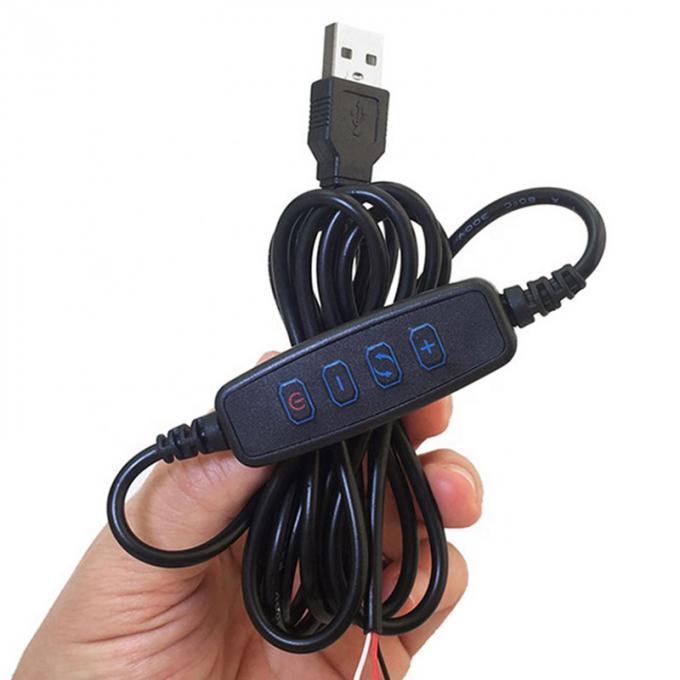 Commutateur d'atténuation de puissance de 5 V câble de chargeur USB pour bande LED 0