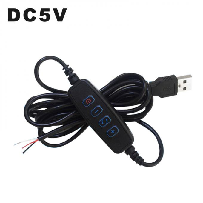 Commutateur d'atténuation de puissance de 5 V câble de chargeur USB pour bande LED 1