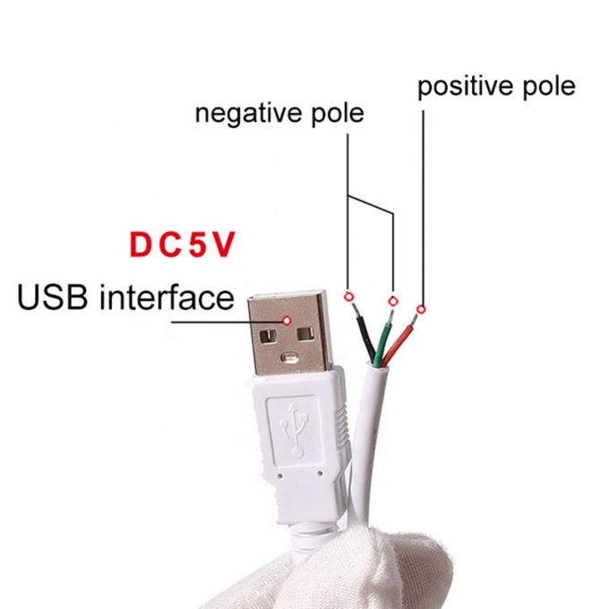 Commutateur d'atténuation de puissance de 5 V câble de chargeur USB pour bande LED 4