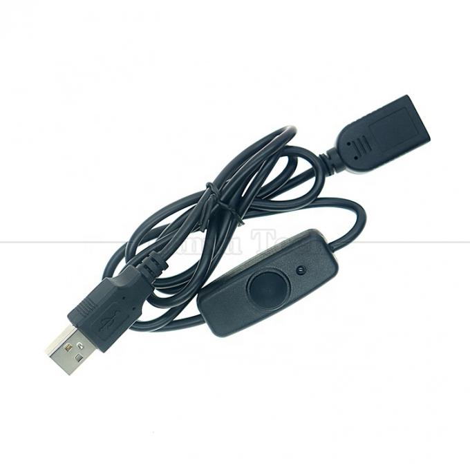 Indicateur Lumière bleue Couverture en silicium imperméable Appuyez sur le bouton d'alimentation homme à femme Commutateur ON OFF câble d'extension USB 0