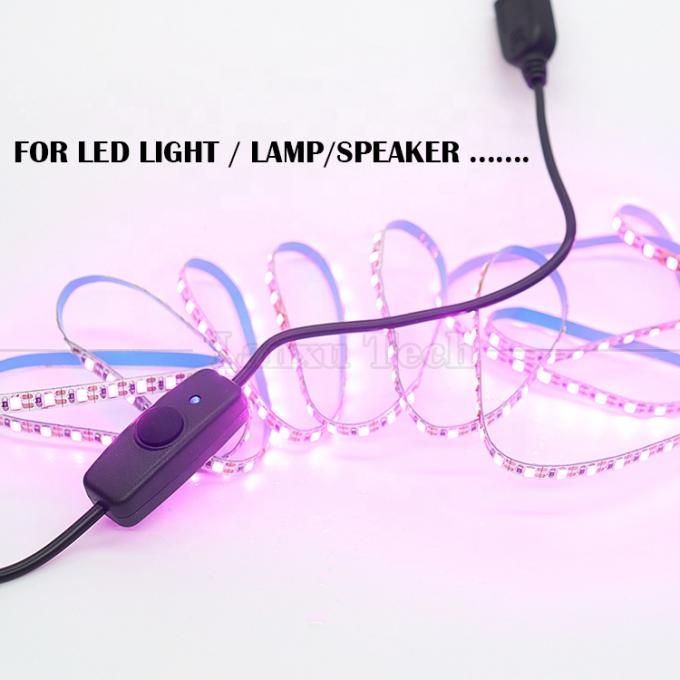 Indicateur Lumière bleue Couverture en silicium imperméable Appuyez sur le bouton d'alimentation homme à femme Commutateur ON OFF câble d'extension USB 1