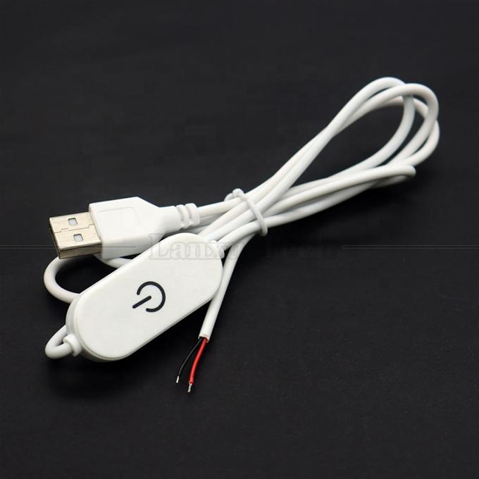 Commutateur tactile sans pas de 5V USB pour ouvrir les câbles de fin d'arrêt du câble d'atténuateur pour lampe à bande LED 0