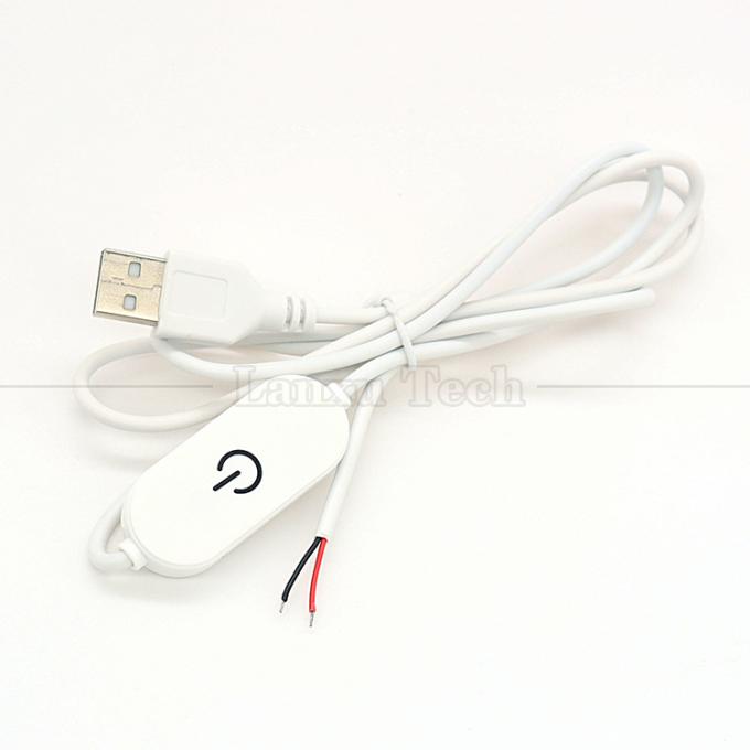 Commutateur tactile sans pas de 5V USB pour ouvrir les câbles de fin d'arrêt du câble d'atténuateur pour lampe à bande LED 5