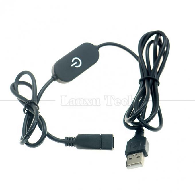 Contrôleur tactile 5v sans pas vers le haut vers le bas Dimmer 1m Homme à Femme USB allumé et éteint Cable de commutateur pour lampe à bande LED 0