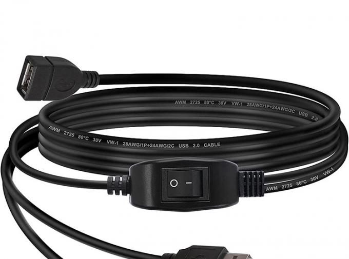 1 femme à 2 hommes USB Y Splitter Imprimante partageant le câble de commutateur pour l'imprimante Scanner haut-parleur Souris clavier 1