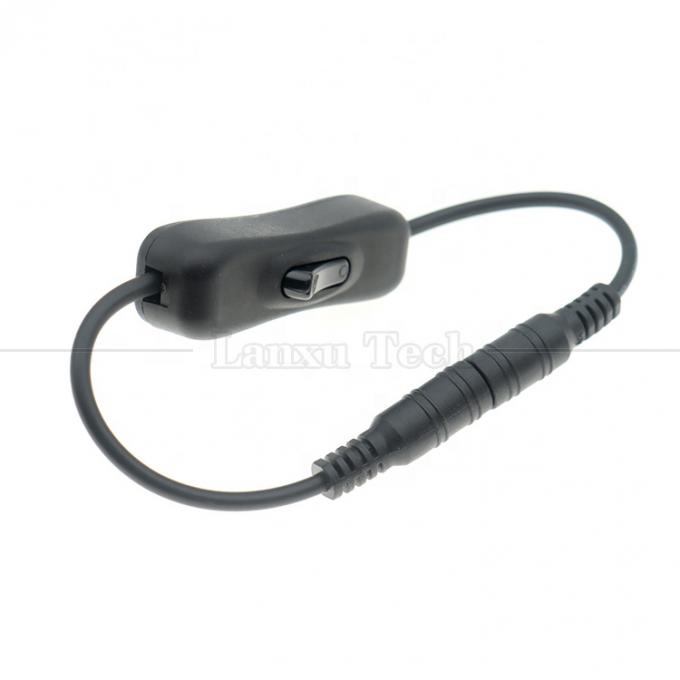 12V 24V homme à femme 5,5x2,1 mm prise CC allumée 304 câble de commutateur pour lampe à bande LED 5