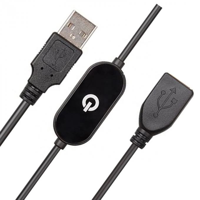 Touch Dimmer Commutateur de type mâle à femelle Un câble d'extension USB pour les lampes à bande LED 4