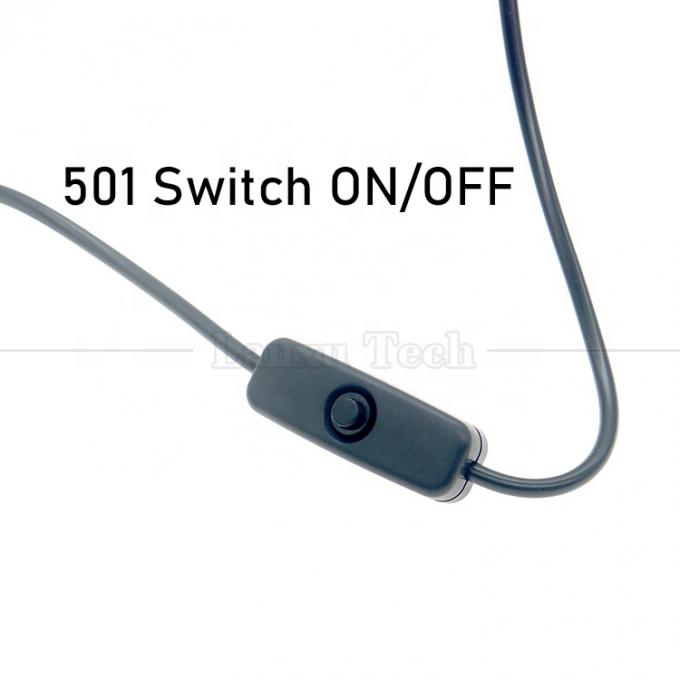 Booster de haute qualité 5V USB à 12V 9V DC 5.5x2.1mm Jack à baril Chargeur de puissance ON OFF câble avec commutateur pour le ventilateur de routeur LED bande 2