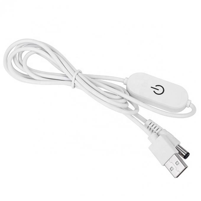 5V 2A USB TO dc 5,5*2,1 mm commutateur réglable câble à distance LED bande obscurcitrice pour la lumière de lampe 0