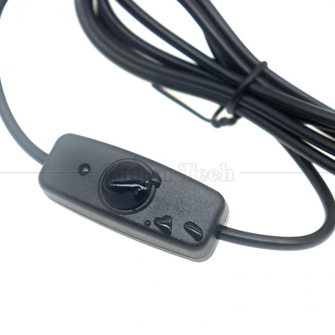 Fabrique personnalisée couvercle en silicium étanche bouton de poussée 2 broches courant continu allumé et éteint câble de commutateur pour lampe moto 1