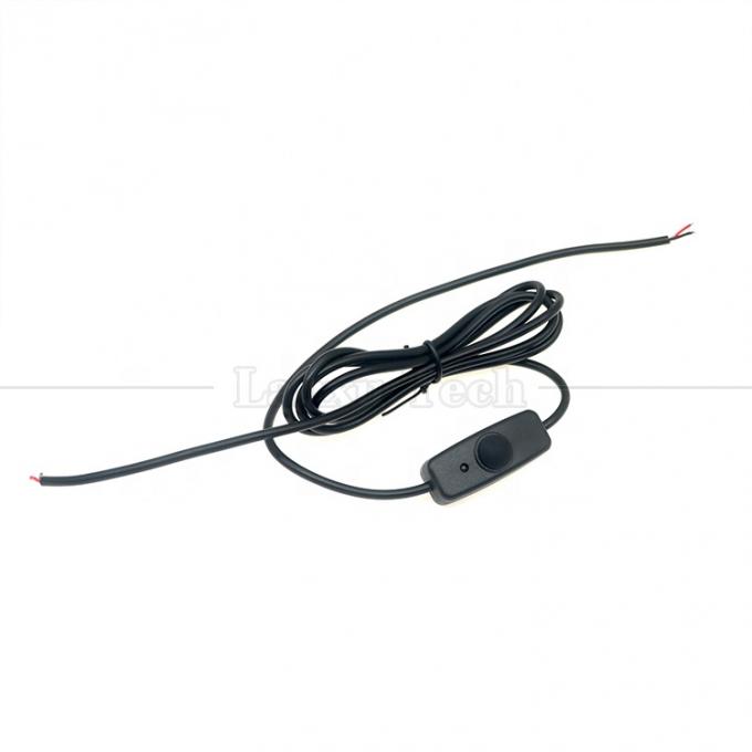 Fabrique personnalisée couvercle en silicium étanche bouton de poussée 2 broches courant continu allumé et éteint câble de commutateur pour lampe moto 4