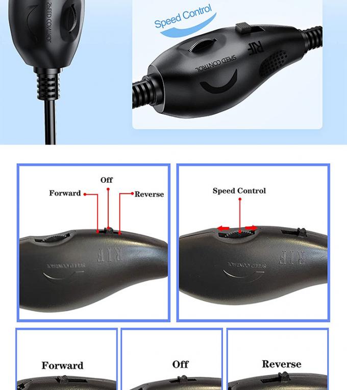 5V USB à courant continu 5.5x2.1mm 12V Contrôle de la luminosité de sortie Dimmer réglable allumé et éteint Cable de commutateur pour ventilateur de lampe à LED 3