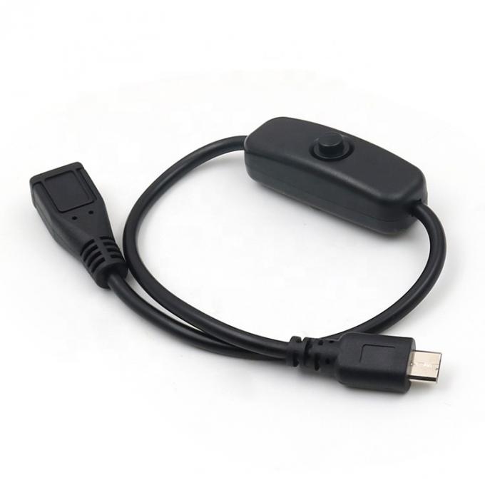 Cable de recharge d'extension micro USB avec commutateur 5