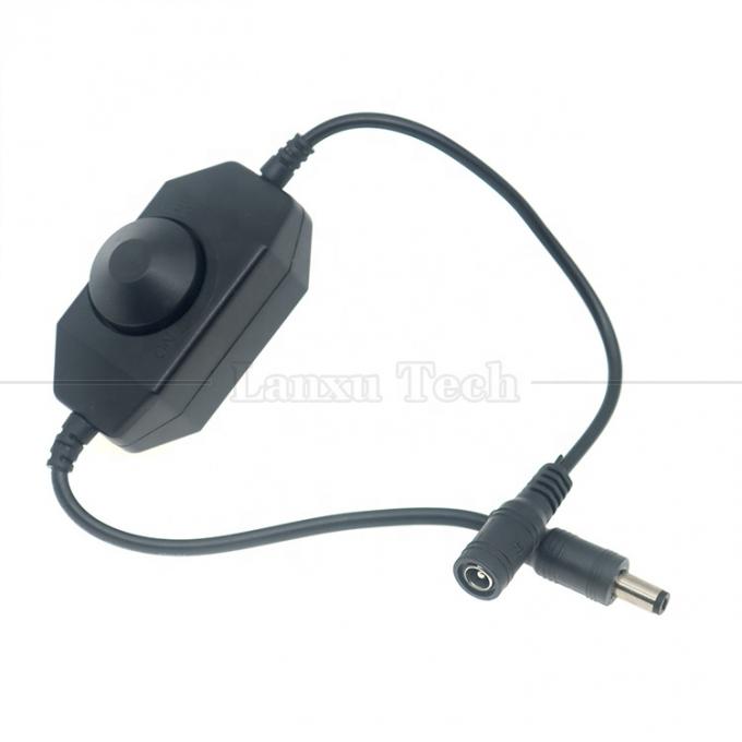 Certificat CE 12V 24V mâle à femelle alimentation en courant continu ON OFF contrôleur de commutateur Dimmer LED pour lampe 2