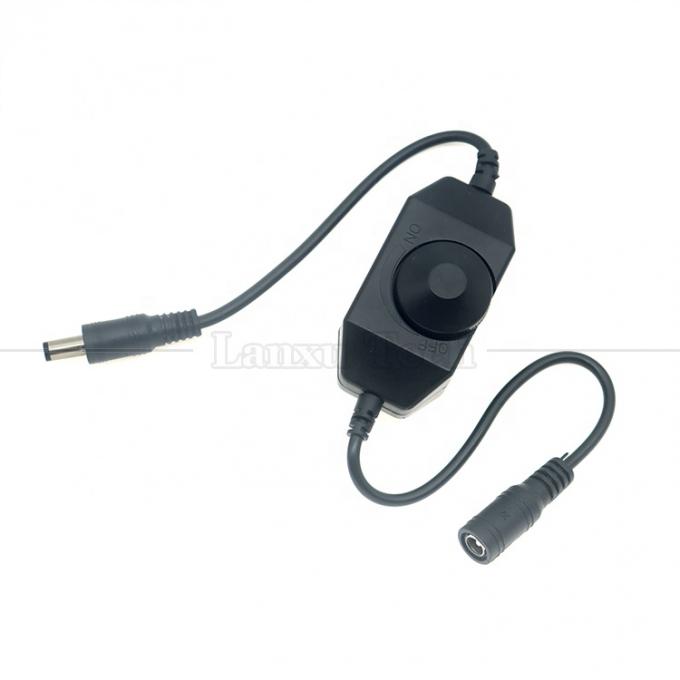 Certificat CE 12V 24V mâle à femelle alimentation en courant continu ON OFF contrôleur de commutateur Dimmer LED pour lampe 1