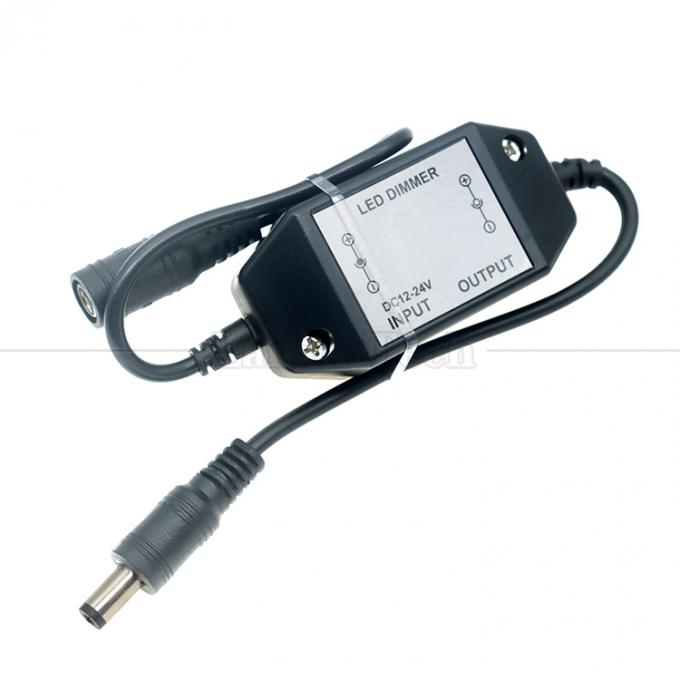 Certificat CE 12V 24V mâle à femelle alimentation en courant continu ON OFF contrôleur de commutateur Dimmer LED pour lampe 4
