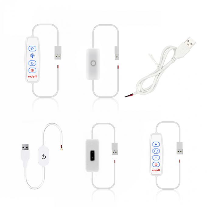 Commutateur USB allumé et éteint Dimmer de câble pour bande LED 0