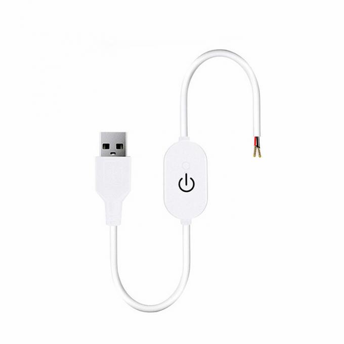 Commutateur USB allumé et éteint Dimmer de câble pour bande LED 4