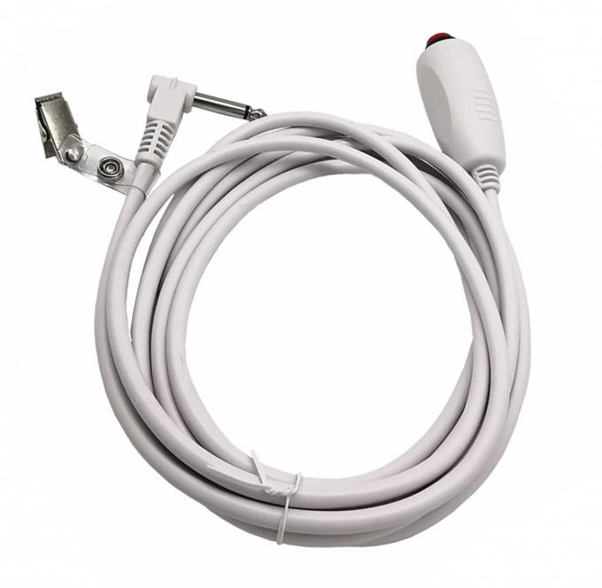 Custom 6.35 Single Button Switch Line Appel d'urgence Bouton d'appel infirmière câble avec clip pour le système d'appel infirmière station infirmière 6