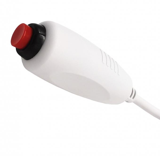 Custom 6.35 Single Button Switch Line Appel d'urgence Bouton d'appel infirmière câble avec clip pour le système d'appel infirmière station infirmière 4