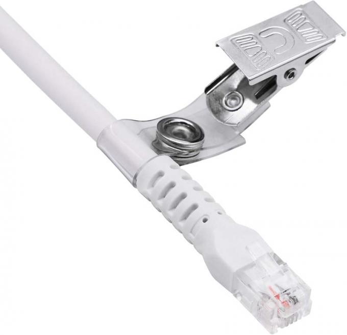 RJ11 personnalisé 6Pin 4Core bouton unique poignée de main câble d'appel infirmier avec clip pour station infirmier station d'appel infirmier 2