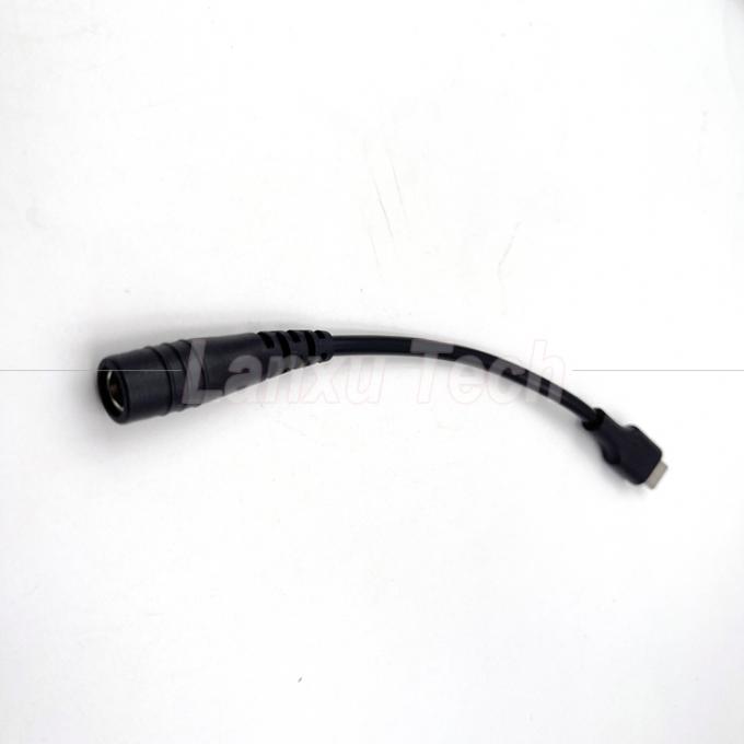 Cable d'extension du chargeur de 5 V USB de type C à courant continu 5.5x2.1 mm pour ventilateur de lampe de bureau LED 3
