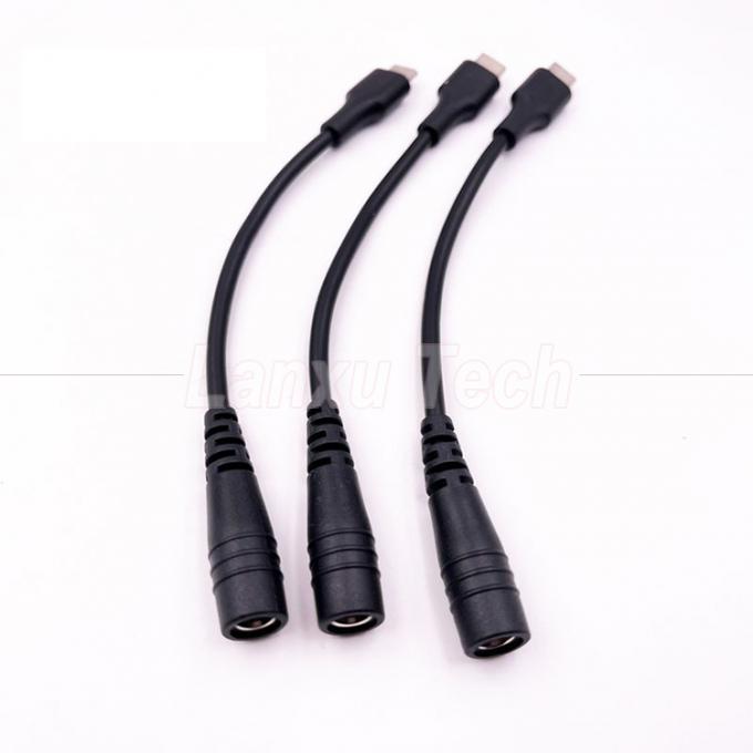 Cable d'extension du chargeur de 5 V USB de type C à courant continu 5.5x2.1 mm pour ventilateur de lampe de bureau LED 2