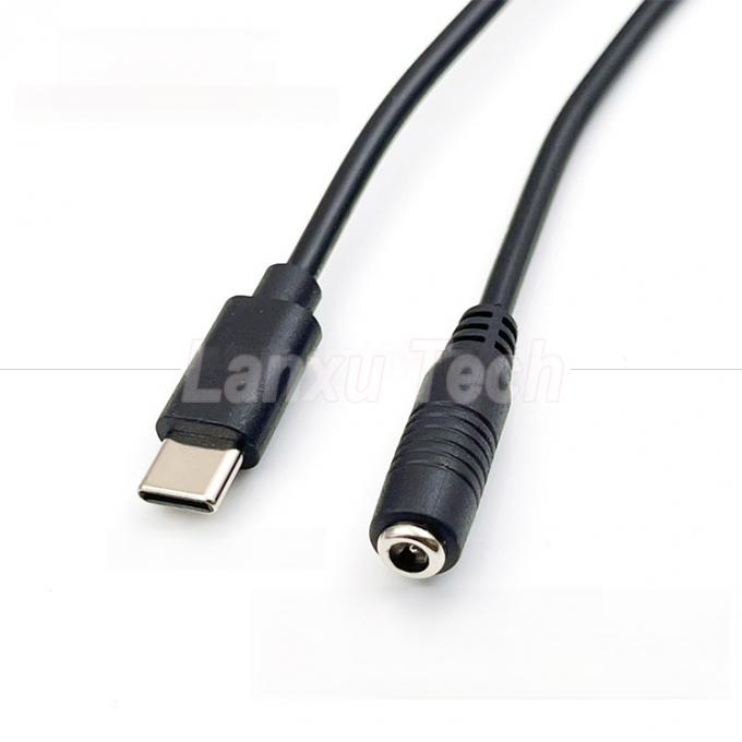 Cable d'extension de charge de puissance de 5V de type C à CC 3,5x1,35 mm 5,5x2,1 mm pour ventilateur de lampe de bureau LED 4