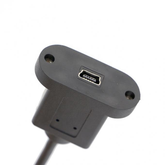 Fermeture à vis à angle droit de 90 degrés, mâle à femelle, câble d'extension mini-paneau USB 3