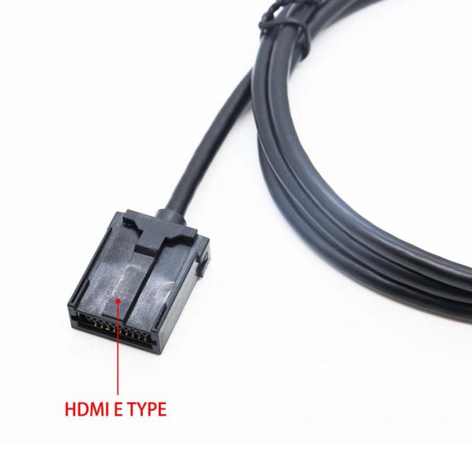 HD-MI mâle à HD-MI E TYPE féminin câble d'extension imperméable à l'eau avec panneau de montage à vide pour voiture camion bateau ordinateur de moto 0