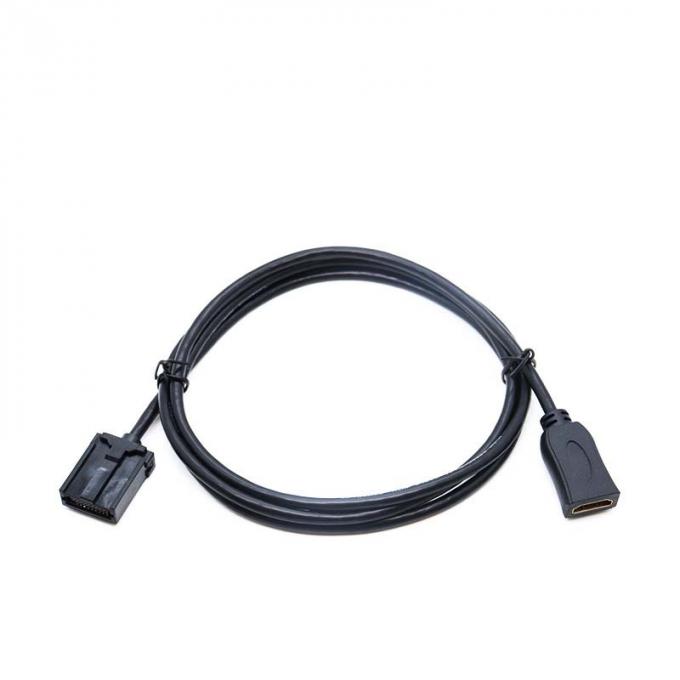 HD-MI mâle à HD-MI E TYPE féminin câble d'extension imperméable à l'eau avec panneau de montage à vide pour voiture camion bateau ordinateur de moto 2