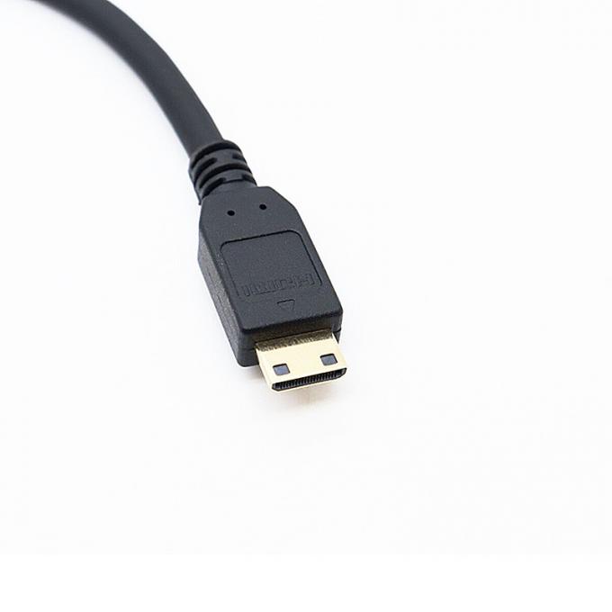 Mini HD-MI Convertisseur homme à HD-MI femme câble d'extension imperméable pour voiture camion bateau ordinateur moto 2