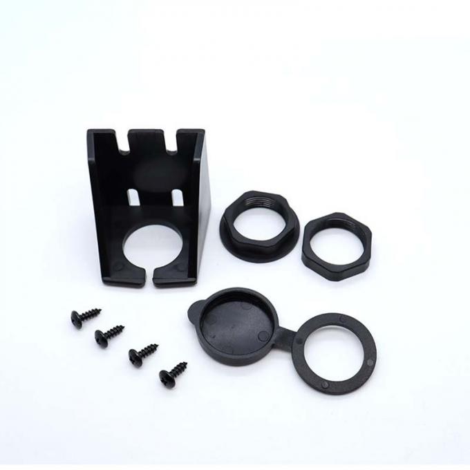 Personnaliser double type C mâle à femelle câble d'extension imperméable à l'eau avec panneau de montage à vide pour voiture camion bateau ordinateur de moto 4
