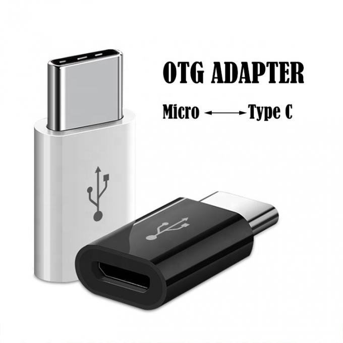 Convertisseur d'adaptateur de recharge OTG de type C pour micro B féminin hautement compatible 2
