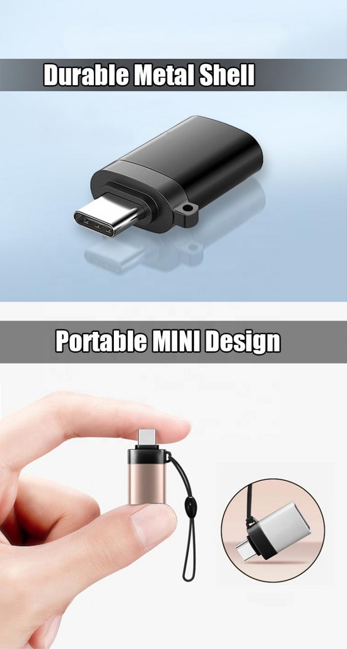 Adaptateur portable de type C 3.1 mâle à USB 3.0 femelle 2