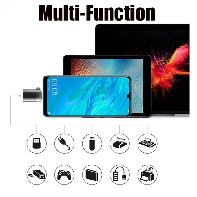 Adaptateur portable de type C 3.1 mâle à USB 3.0 femelle 3