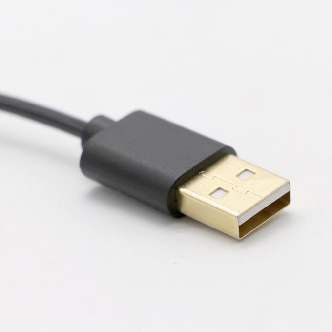 Connecteurs 3M en or personnalisés à recharge rapide à ressort enroulé câble de recharge de données USB de type C 2