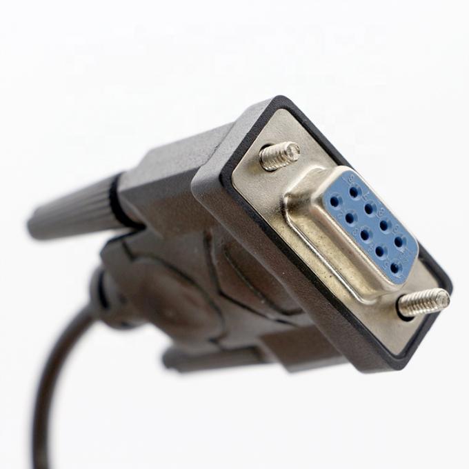 CUSTOM 90 degrés à angle droit Mini B USB à femme câble série DB9 RS232 2