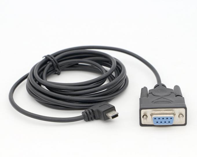 CUSTOM 90 degrés à angle droit Mini B USB à femme câble série DB9 RS232 6