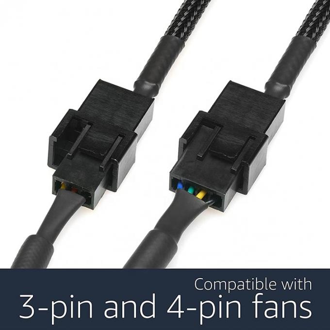 12V Step UP Boost USB à 3 broches 4 broches PWM PC Ventilateur ON OFF Commutateur câble d'adaptateur d'alimentation 5