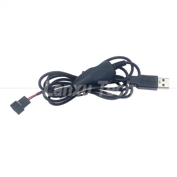 USB réglable 5V augmentation de la tension vers DC 12V 3 broches 4 broches connecteur de vitesse du ventilateur régulateur d'alimentation câble d'adaptateur pour ventilateur de refroidissement PC 0