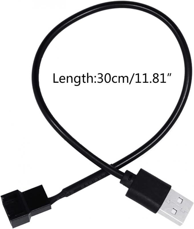 USB à 3 broches 4 broches Molex Femme PWM 5V boîtier rafraîchisseur d'ordinateur refroidissement ventilateur alimentation adaptateur câble de connecteur 4