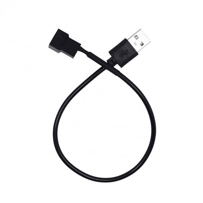 USB à 3 broches 4 broches Molex Femme PWM 5V boîtier rafraîchisseur d'ordinateur refroidissement ventilateur alimentation adaptateur câble de connecteur 3
