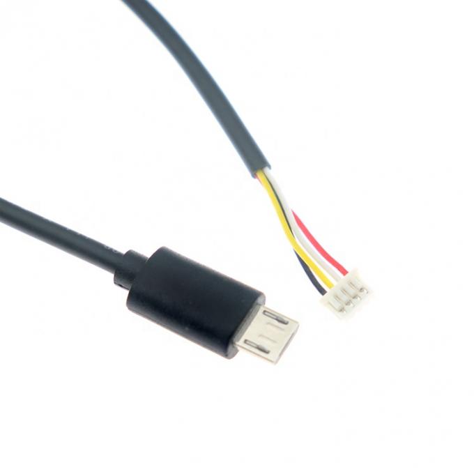 Cable de connecteur de 10 cm 20 cm 30 cm 50 cm Micro B 5P à 4P JST MX 1,25 mm 1