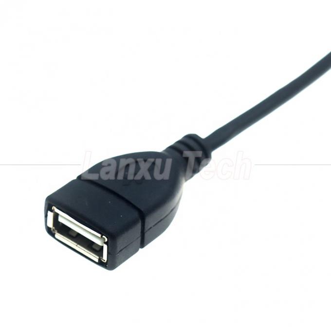 Portable court angle droit de 90 degrés Micro V8 à USB femme prise OTG câble d'adaptateur pour téléphone portable 2