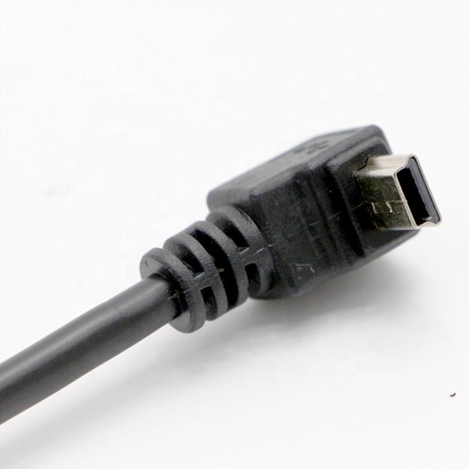 OEM Droit gauche vers le haut vers le bas 90 degrés angle MINI câble USB pour PS3 contrôleur MP3 caméra 4