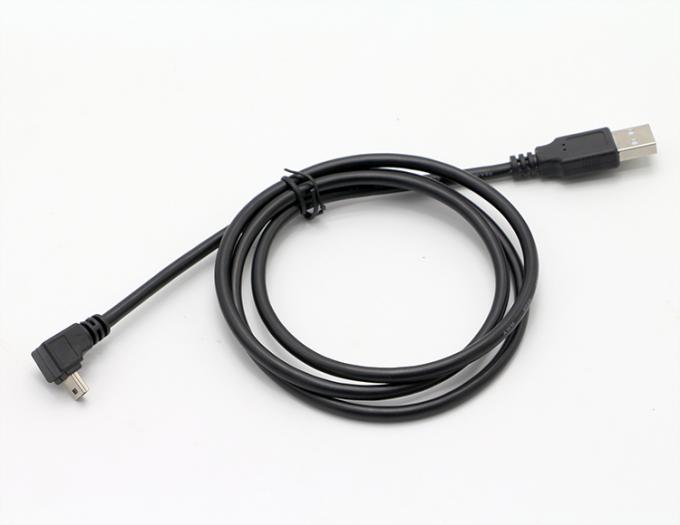 OEM Droit gauche vers le haut vers le bas 90 degrés angle MINI câble USB pour PS3 contrôleur MP3 caméra 6
