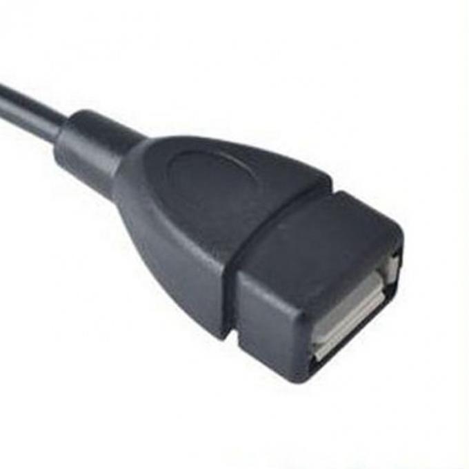 90 degrés d'angle Micro B à USB type A câble d'adaptateur OTG féminin 2