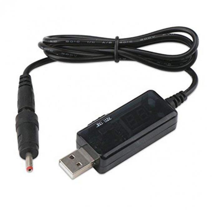 Affichage à LED Multi Compatible Voltage Configuration Booster 5V à 9V 12V câble de chargeur USB à courant continu 3